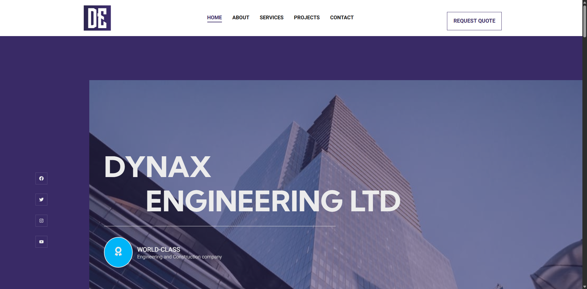 dynax engineering website by digito webs