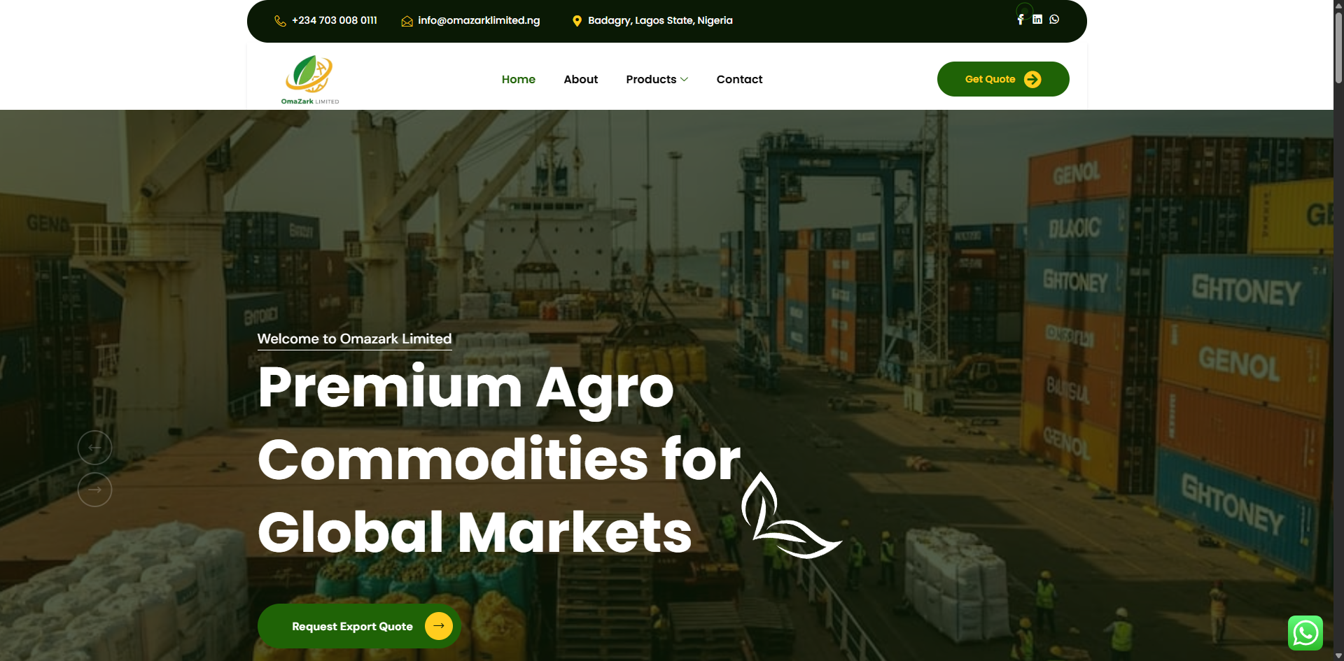 omarzark website design in lagos by digito webs